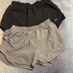 Bundle!! 2 pairs Nike DTri-Fit lined shorts
